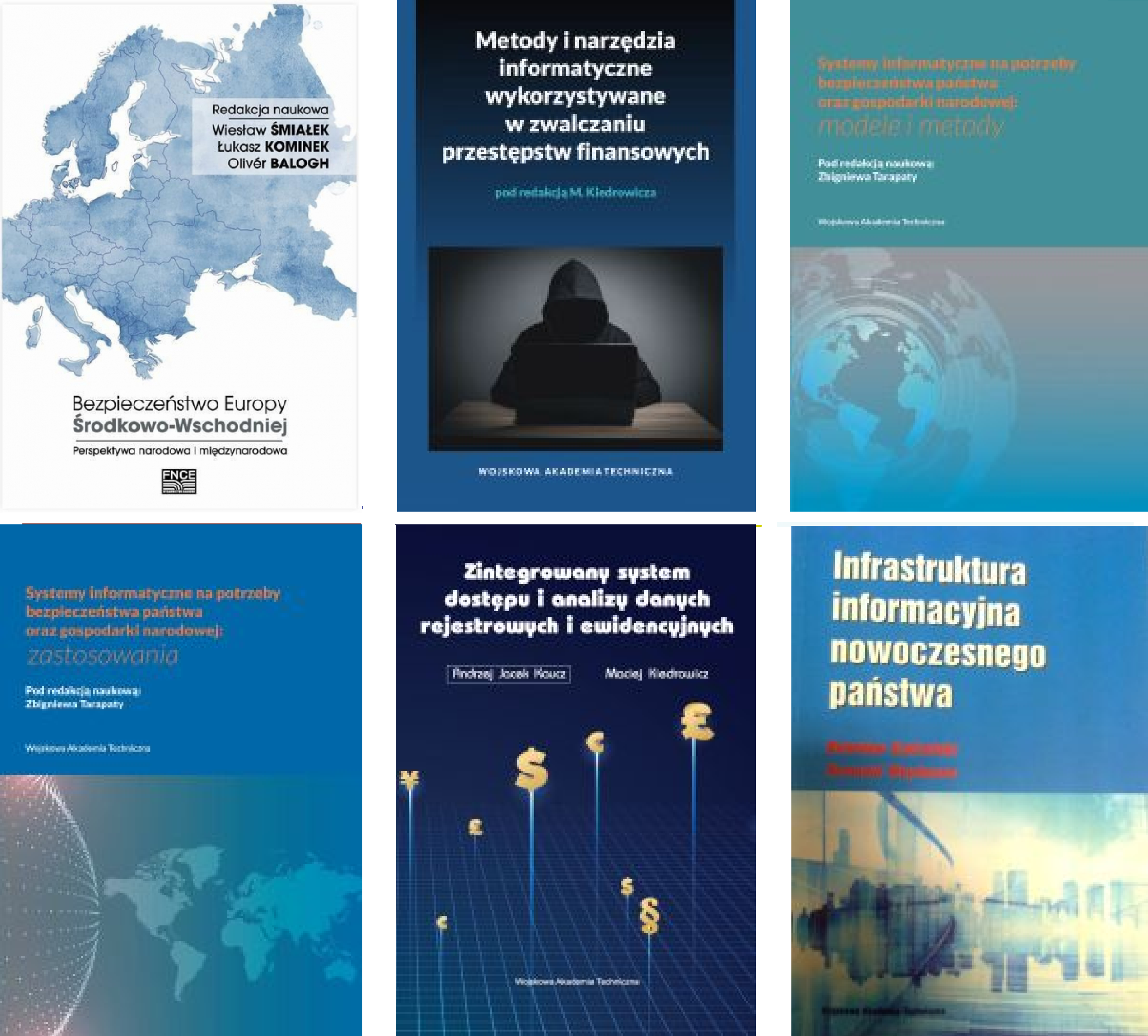 Grafika przedstawiająca loga/banery wybranych konferencji, w których uczestniczyli pracownicy WCY.